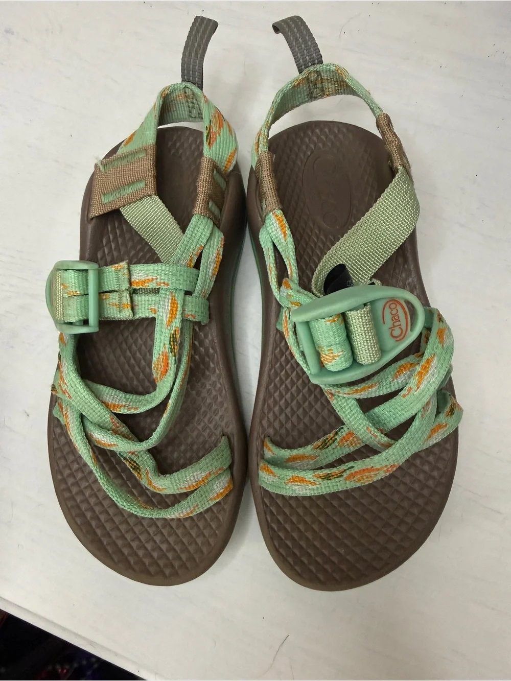 Chaco ZX1 Kids Sport Sandals Turquoise Size 11